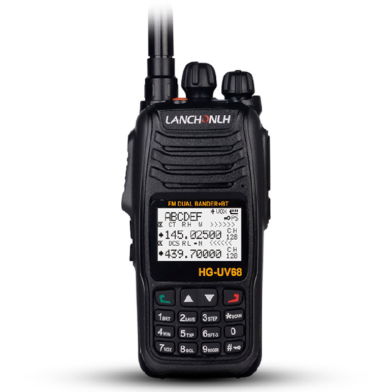 Bluetooth Aviation UV Tvåsegmentsradio Walkie Talkie